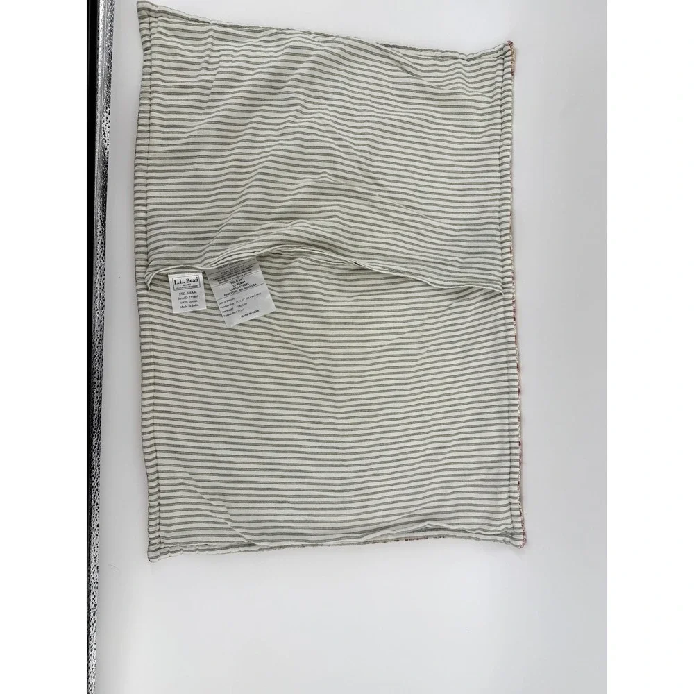 LL Bean Quilted Patchwork Floral Cotton Standard Pillow Sham 233801 Cottagecore